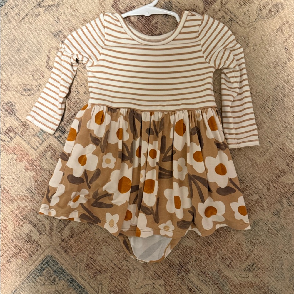 Little Sleepies Daisy Print Baby Dress